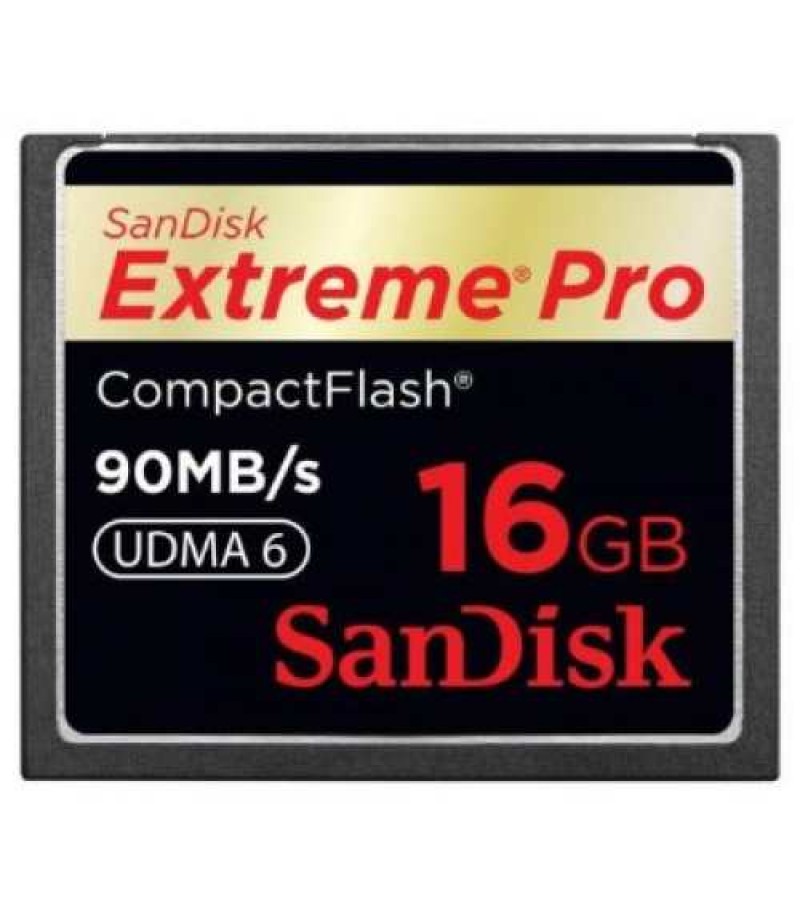 SANDISK CF 16GB ExtremePRO,90MB/s Memory Card