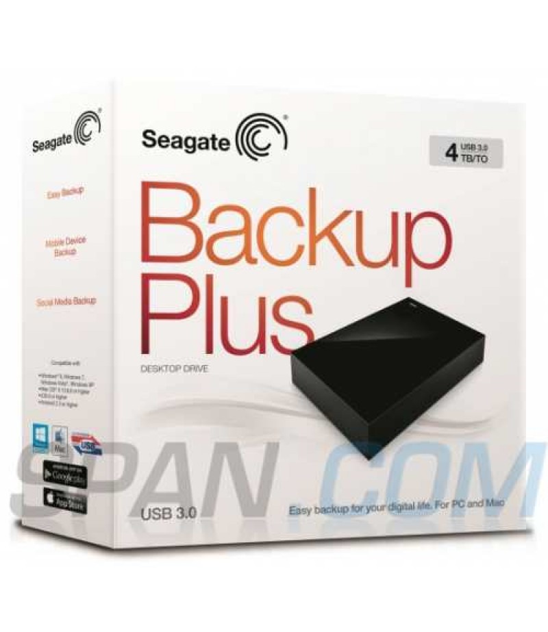 SEAGATE 4TB BACKUP PLUS 3.5