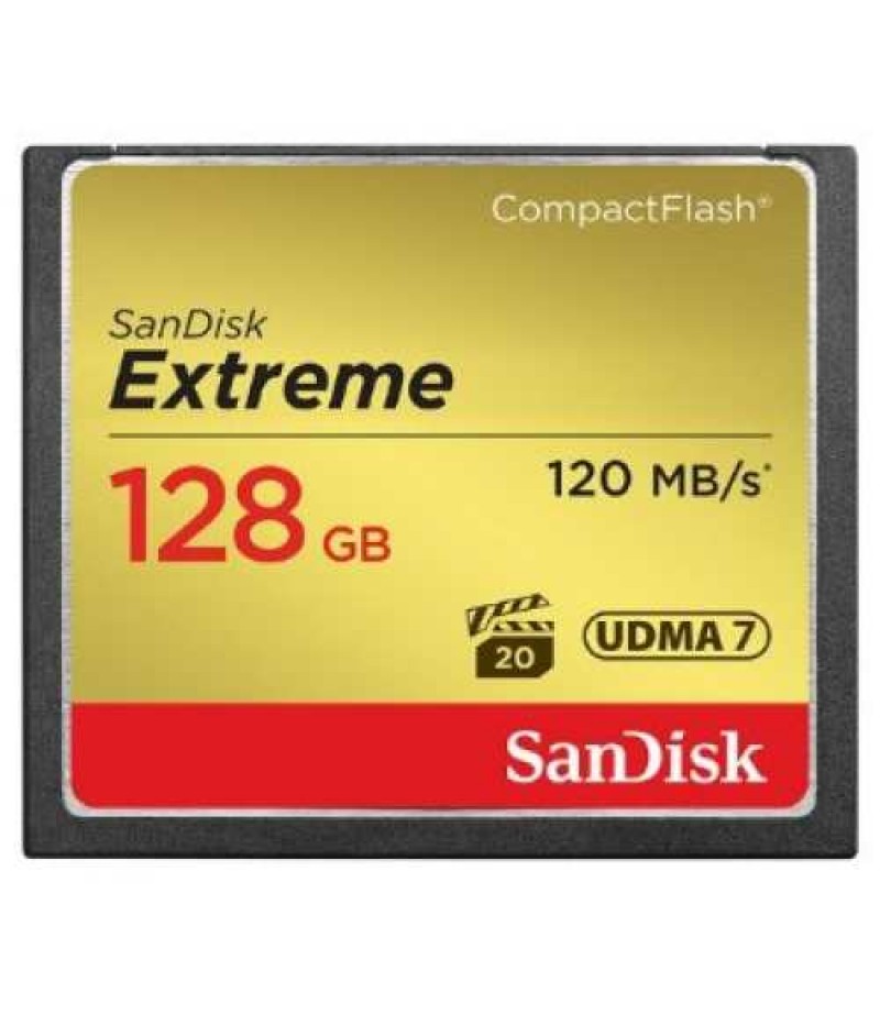 SANDISK SDCFXS-128G-X46, Extreme,120MB/s,60MB/s, Memory Card