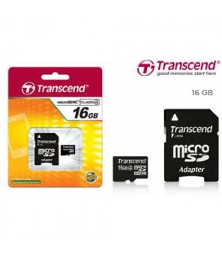 TRANSCEND 16GB MICRO SD CARD CLASS-4