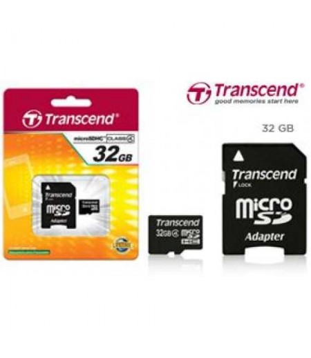 TRANSCEND 32GB MICRO SD CARD CLASS-4