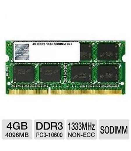 TRANSCEND 4GB DDR3 1333 MHZ FOR NOTEBOOK