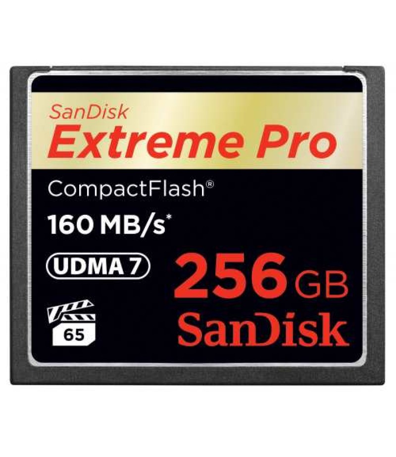 SANDISK SDCFXPS-256G-X46, ExtremePro,160MB/150MB Memory Card