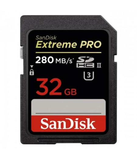 SANDISK Extreme Pro SDHC 32GB- 280/250MB/s Memory Card