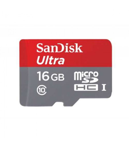 SANDISK Micro SD Ultra 16GB Android UHS-I C10 30MB/s Memory Card