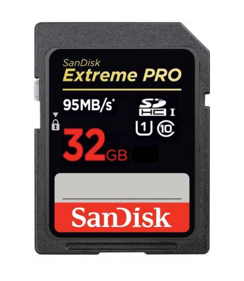 SANDISK SD 32GB Extreme Pro 95MB/s, C10 Memory Card