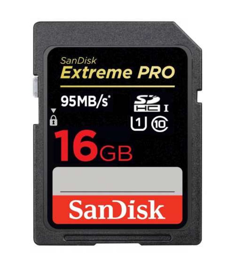 SANDISK SD 16GB Extreme Pro 95MB/s ,C10 Memory Card