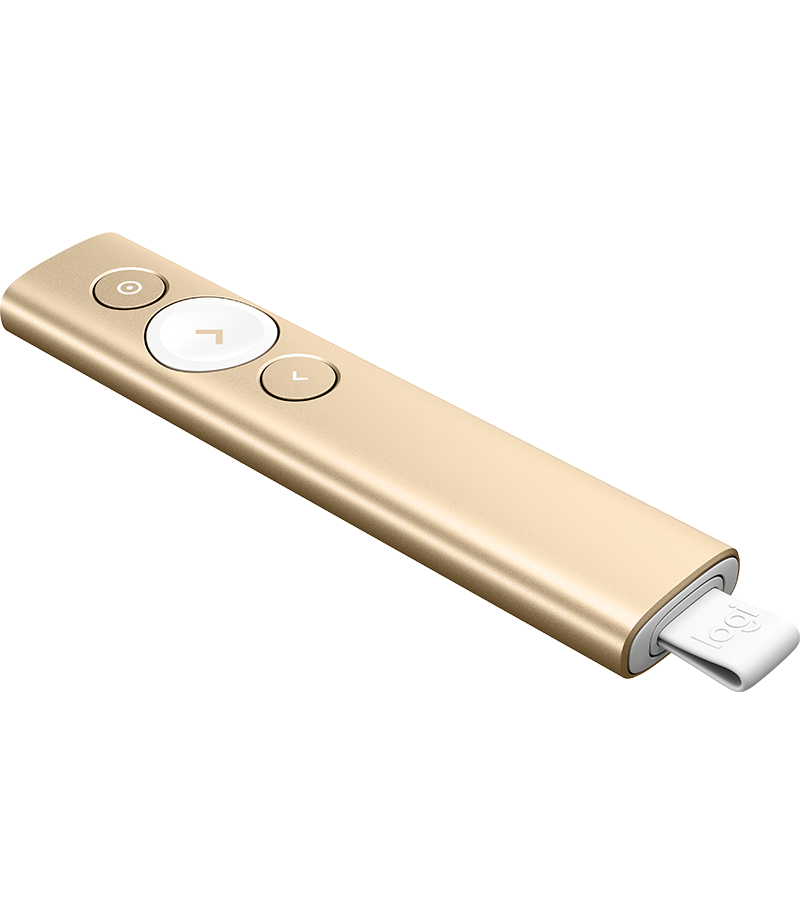 Logitech SPOTLIGHT Bluetooth Presenter Gold