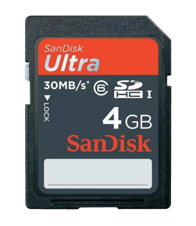 SANDISK SD 4GB Ultra 30MB/s Memory Card