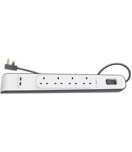 Belkin SURGE 4 Outlet- 2 USB 2.4A