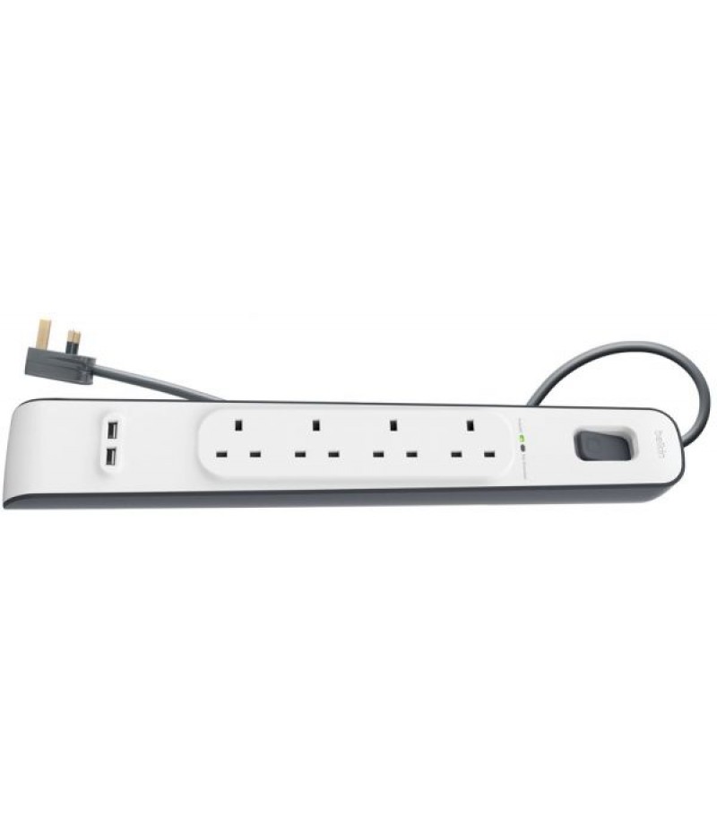 Belkin SURGE 4 Outlet- 2 USB 2.4A