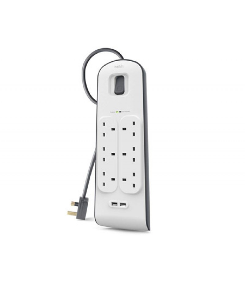 Belkin SURGE 6 Outlet- 2 USB 2.4A