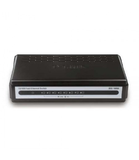 DLINK 8PORT 10/100 NETWORK SWITCH DES 1008D