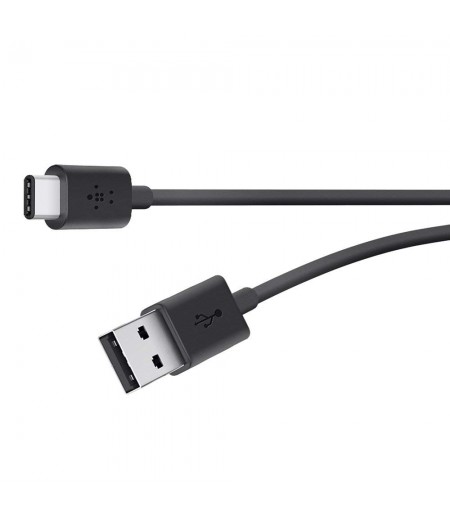 BELKIN CHARGING CABLE MIXIT UP 2.0 USB-A/USB-C, 480MBPS, 3AMP, 1.8M, BLACK