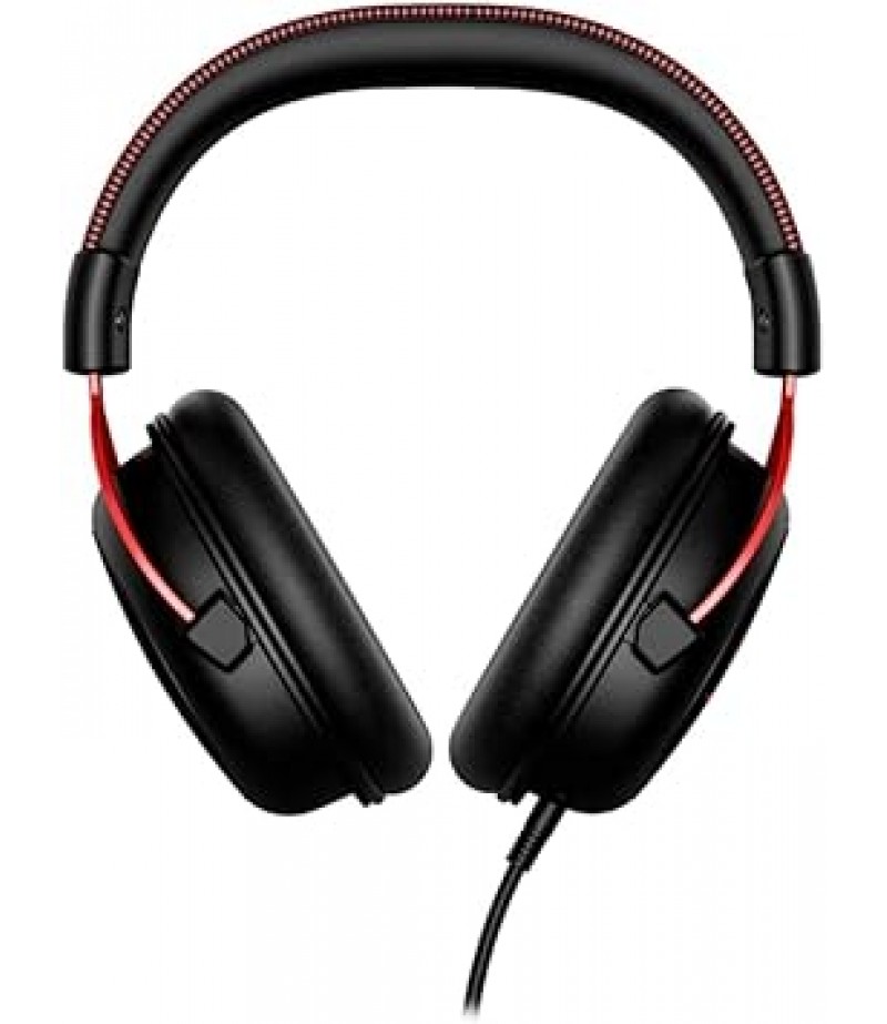 HyperX Cloud II Gaming Headset for PC & PS4 & Xbox One, Nintendo Switch, Red, Wired