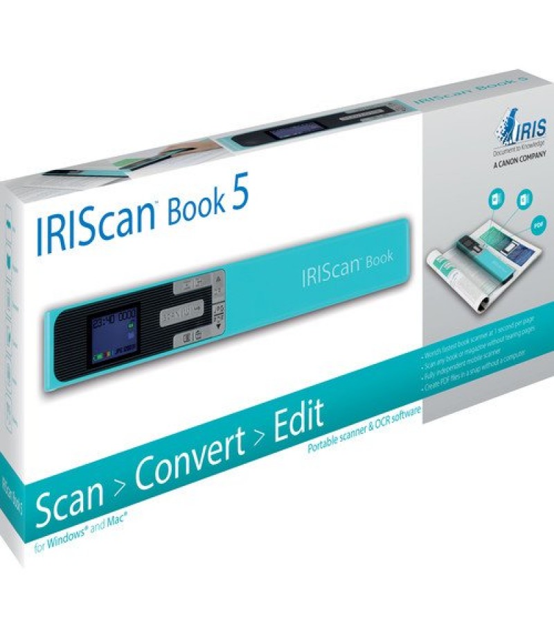 IRIScan Book 5 Turquoise - 30PPM-Battery Li-ion