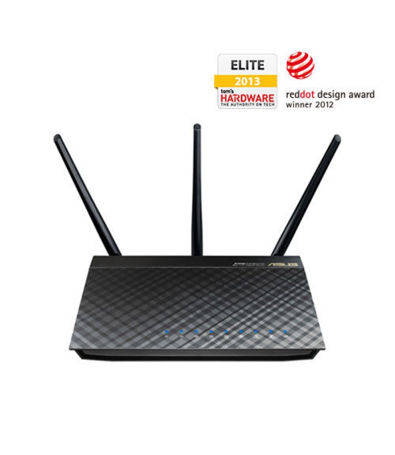 ASUS 802.11ac Dual-Band Wireless-AC1750 Gigabit Router RT-AC66U