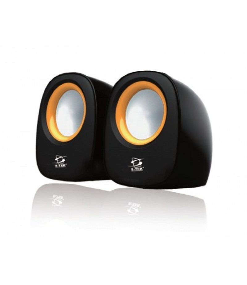 S-TEK MULTIMEDIA ROUND SHAPED SPEAKERS