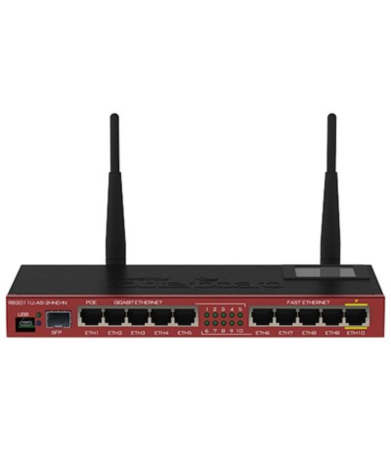 MikroTik RB2011UiAS-2HnD-IN WiFi Broadband Router