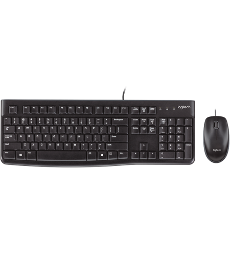 LOGITECH WIRED KEYBOARD + MOUSE MK120