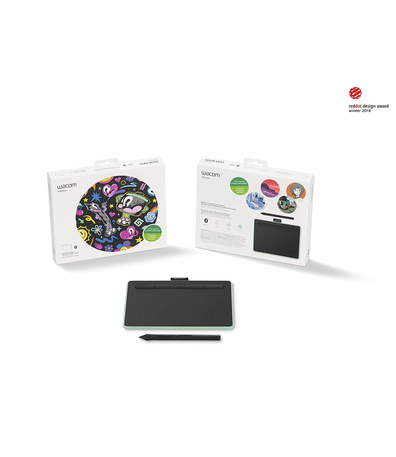 Wacom Intuos Small Bluetooth Pistachio CTL-4100WLE-N Tablet