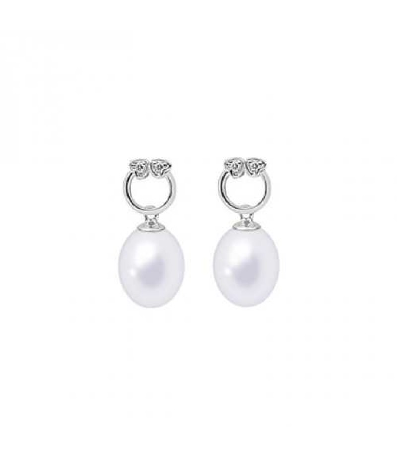 Joyalukkas Silver Pearl Earring QESL11