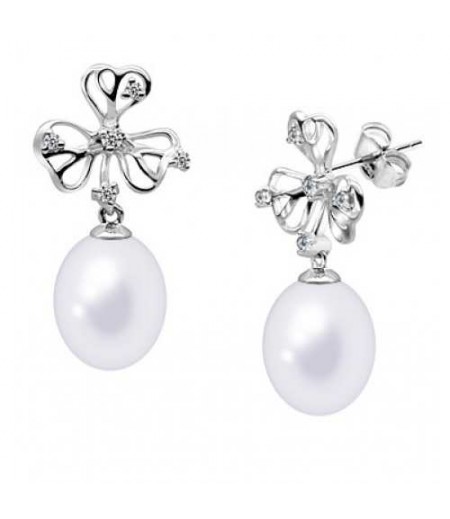 Joyalukkas Silver Pearl Earring QESL2