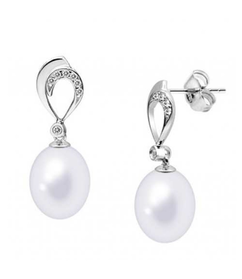 Joyalukkas Silver Pearl Earring QESL9