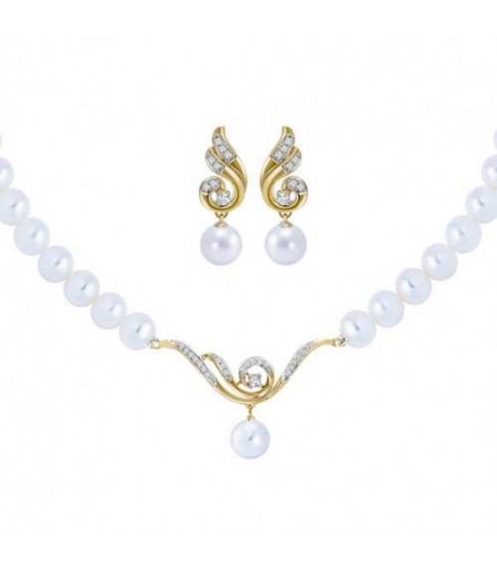 Joyalukkas Pearl Necklace Set KN41S