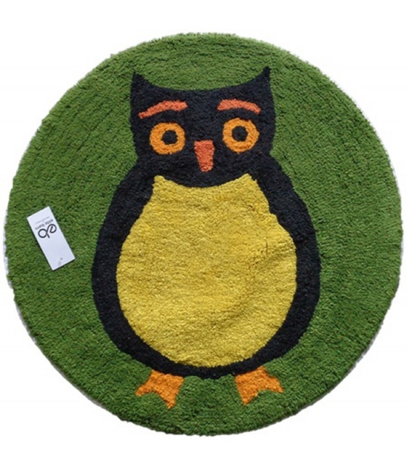 Circle Owl Kids Bath Mat