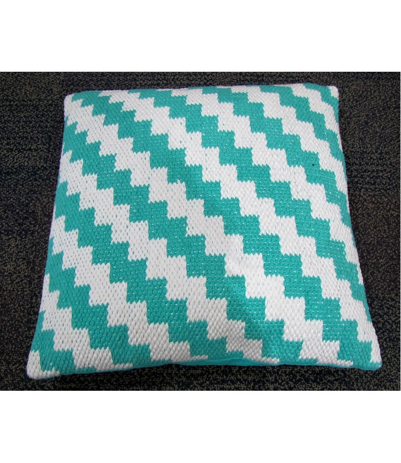 Caribbean Green ZigZag Woven