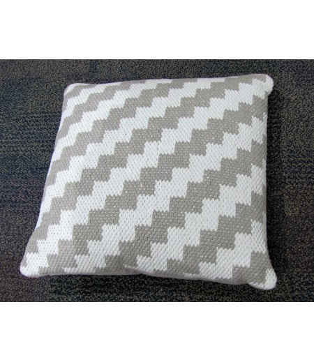 Gray ZigZag Woven