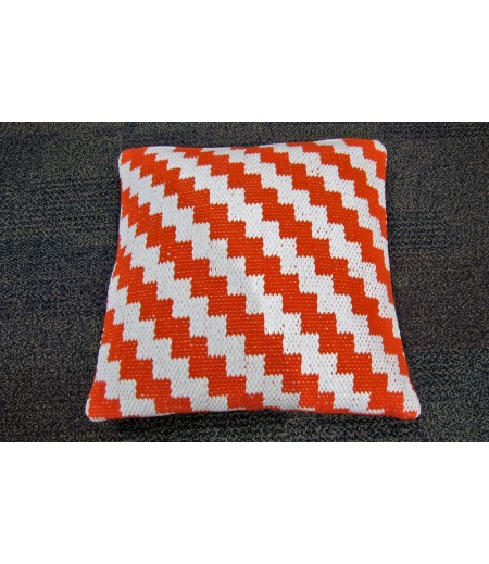 Tangerine ZigZag Woven