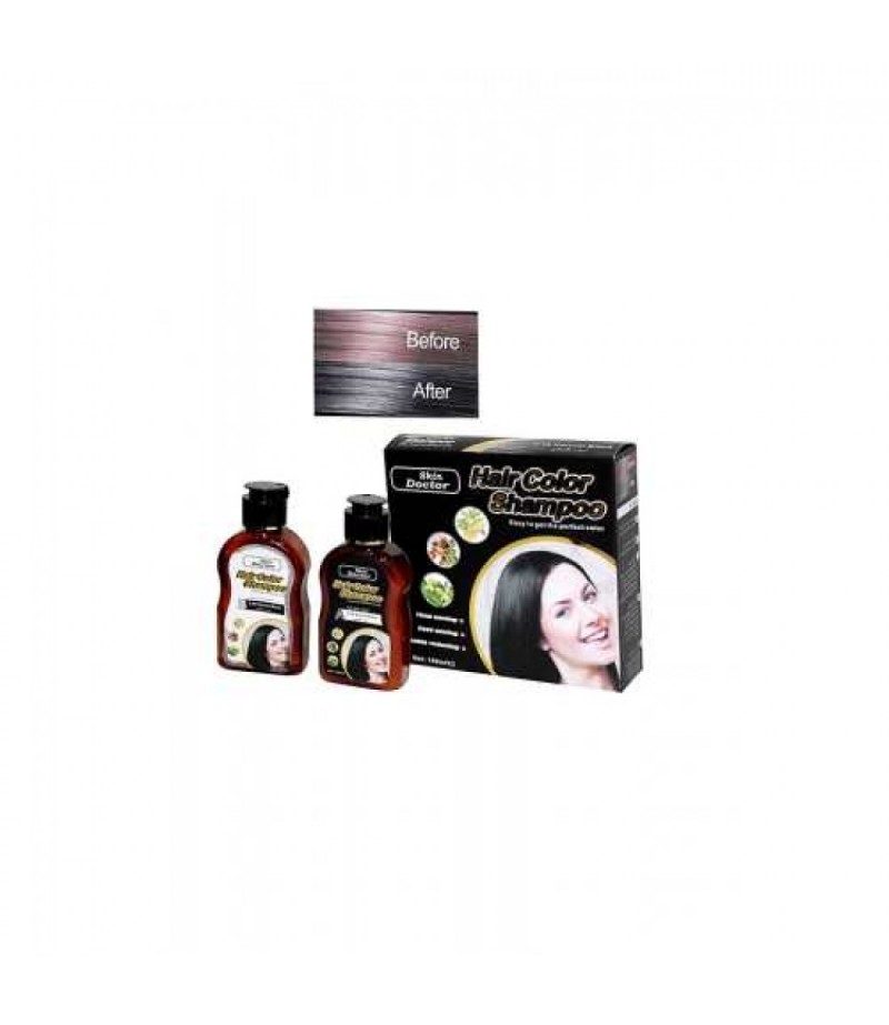 Skin Doctor Hair Color Shampoo Natural Black