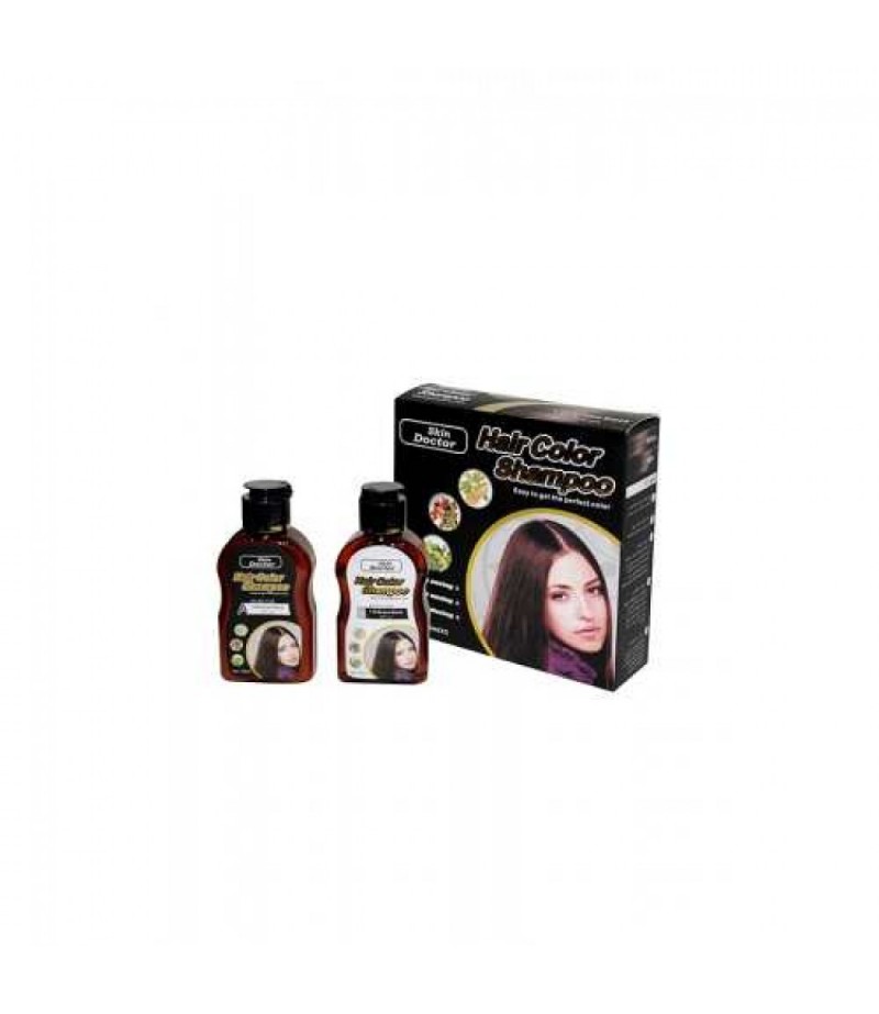 Skin Doctor Hair Color Shampoo Natural Brown Black