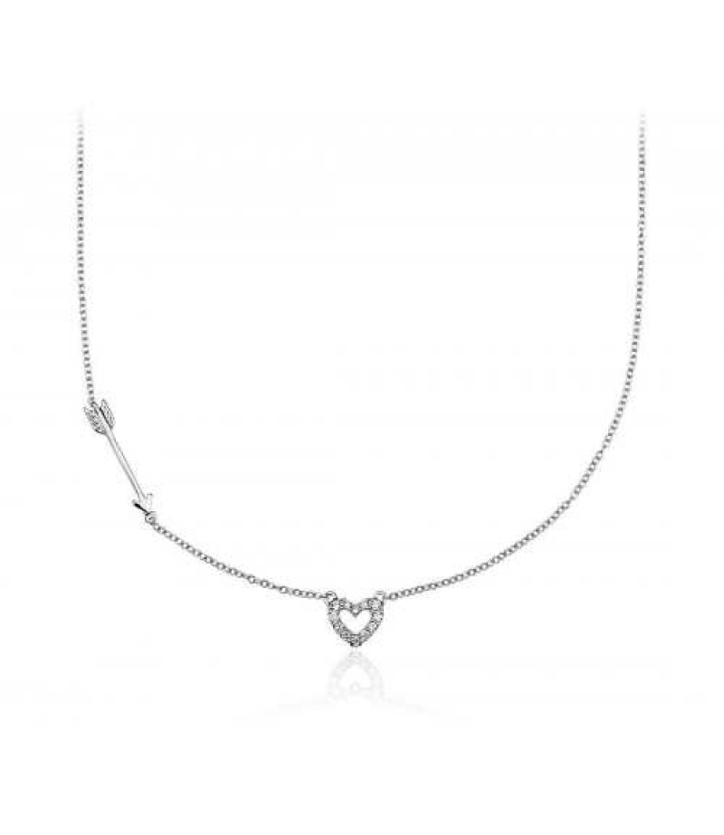 Palazo Jewellery Arrow & Heart Necklace