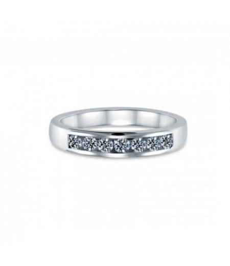 Palazo Jewellery 18k White Gold 0.35ct Channel Band