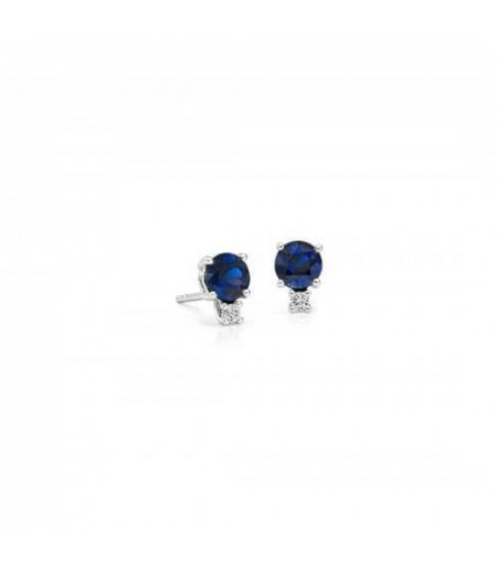 Blue Sapphire Studs