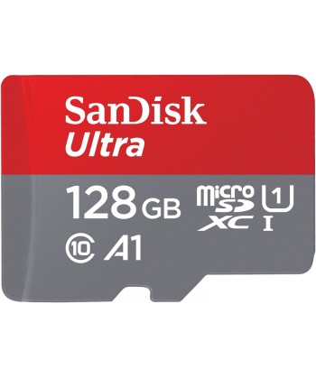 SanDisk Ultra 128GB microSDXC UHS-I, 140MB/s R, Memory Card, 10 Y Warranty, for Smartphones