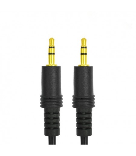 STEREO TO 2RCA GOLD 3.5MM FOR AUDIO VIDEO CABLE 1.5MTR NETPOWER