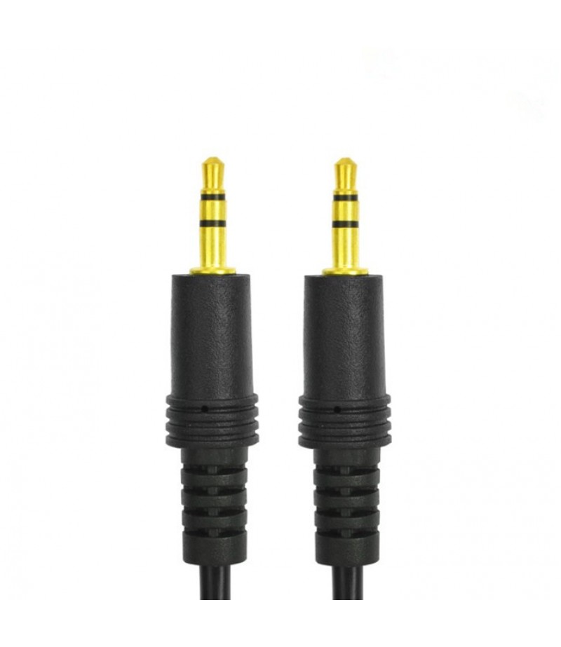 STEREO TO 2RCA GOLD 3.5MM FOR AUDIO VIDEO CABLE 1.5MTR NETPOWER