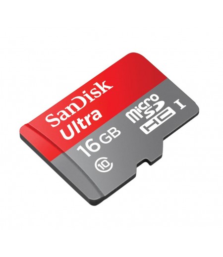 SANDISK Micro SD Ultra 16GB Android UHS-I C10 30MB/s .