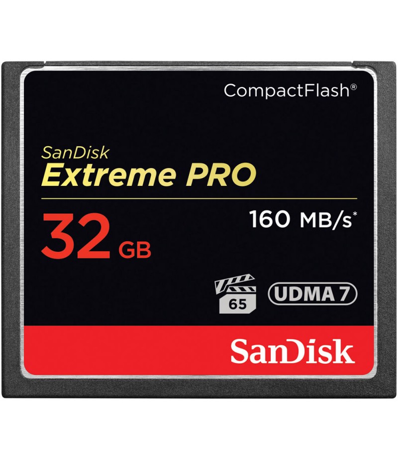 SANDISK Extreme Pro CF 160MB/s 32 GB VPG 65, UDMA 7.