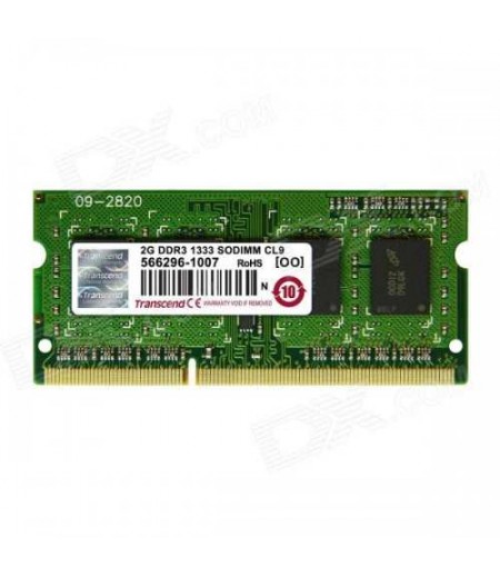 TRANSCEND 2GB DDR3 1333 FOR NOTEBOOK