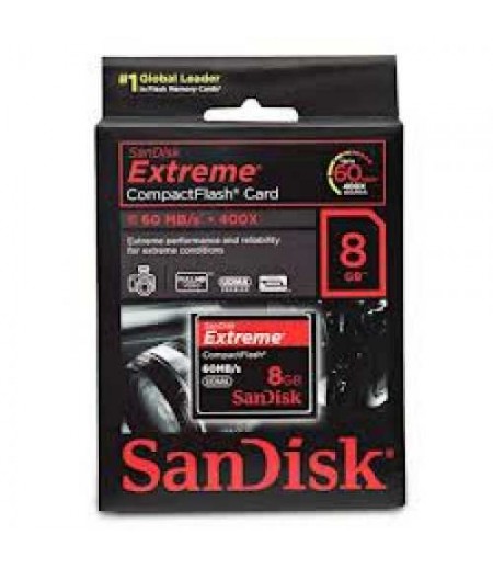 SANDISK CF 8GB Extreme, 60MB/s.