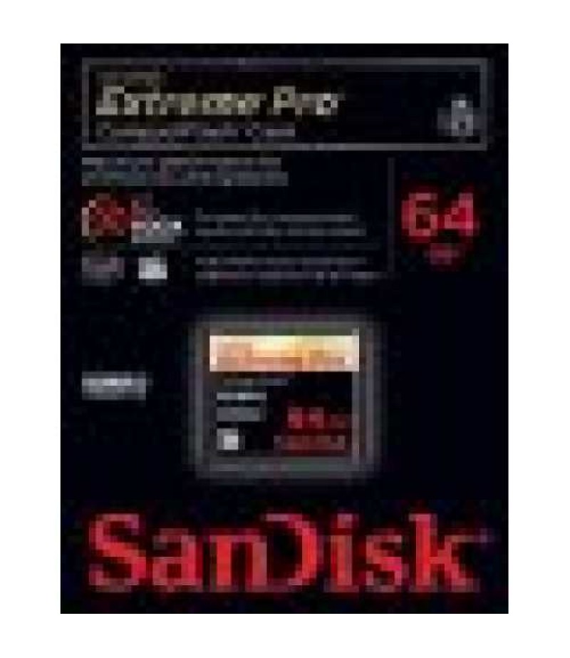 SANDISK CF 64GB ExtremePRO,90MB/s.