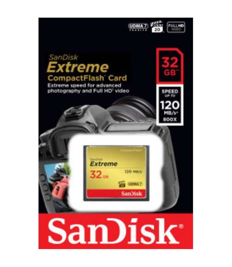 SANDISK SDCFXS-032G-X46, Extreme,120MB/s,60MB/s