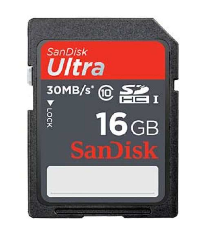 SANDISK SD Ultra 16GB ,C10, 30MB/s .