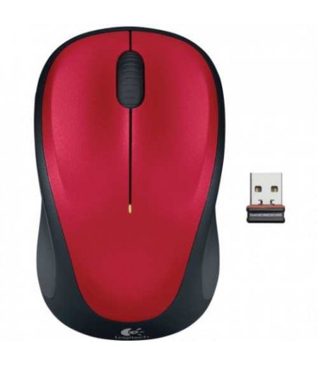 LOGITECH WIRELESS MOUSE M235 RED