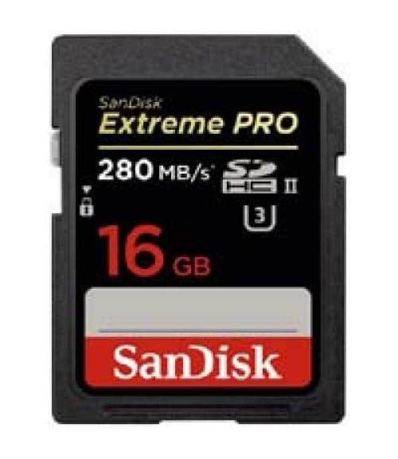 SANDISK Extreme Pro SDHC 16GB- 280/250MB/s